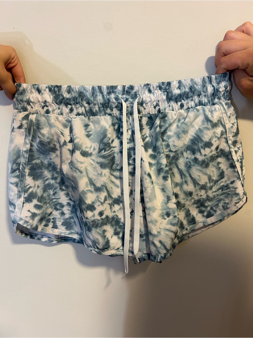 Women's Tie-Dye Drawstring Athletic Shorts